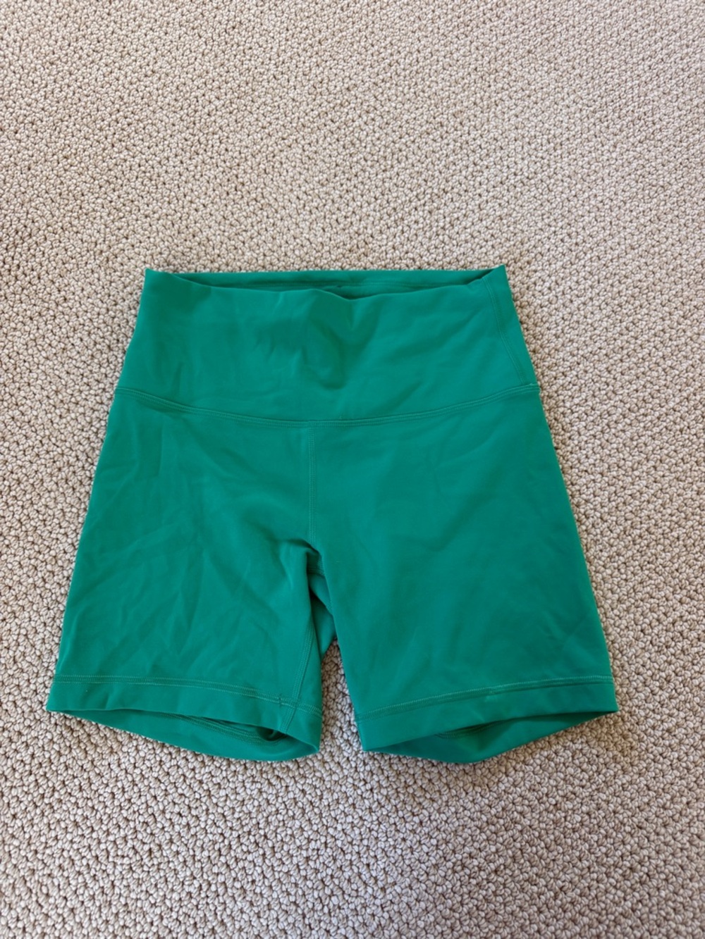 lululemon athletica Emerald Green High-Rise Bike Shorts